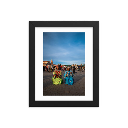 Colorful Djemaa el Fna Marrakech Musicians Wall Art